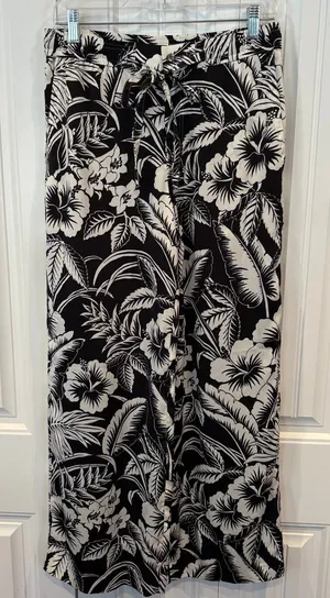 Polo Ralph‎ Lauren Black And White Pants Size Small thumbnail 1