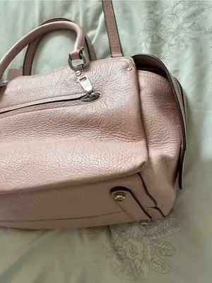 Coach Pebbled Leather Crossbody — Light Pink thumbnail 12