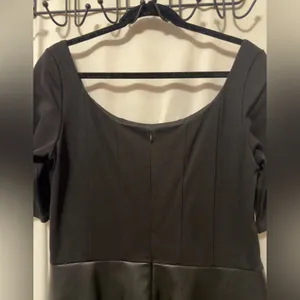 NWT Anthropologie Bailey 44 Parlour Ponte skater faux leather dress size XL thumbnail 10