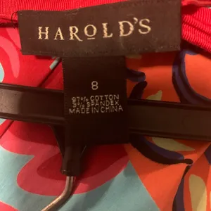 Harold’s Women Multi Print Skirt Sz 8 New without tag. thumbnail 4