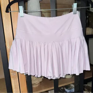 Gold Hinge Tennis skirt skort pleated high waisted built-in shorts lavender thumbnail 4