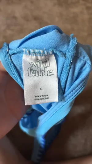 Wild Fable Blue Bikini top thumbnail 3