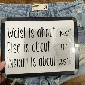 Garage Jr Size 7 Cut Off Shorts Craft Denim Festival Hi‎ Rise Jean Short Women's thumbnail 13
