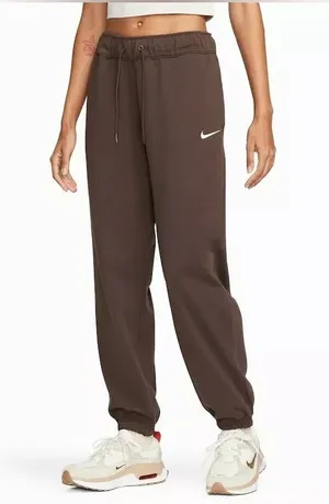 Nike Brown Mid-Rise Sweatpant Joggers XS thumbnail 1