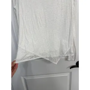 Lululemon Sweetest Day Long Sleeve Burnout Asymmetrical Top Size 10 thumbnail 5