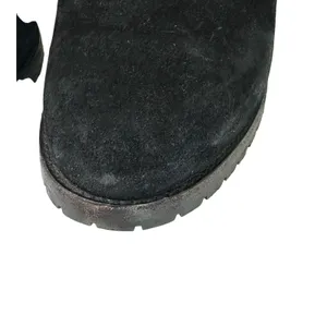 Jimmy Choo Elba 95 Black Suede Fur Pom Pom Lace-Up Boots Size IT‎ 37 US 7 thumbnail 15