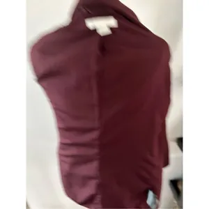H&M Burgundy blazer oversized size 2 office blazer classy blazer thumbnail 5