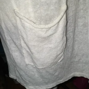 Ivory 100% linen open front lightweight longline semi sheer duster cardigan thumbnail 5