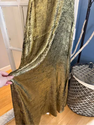 ✨NWT Joyfolie Monroe Dress Metallic Bronze XS✨ thumbnail 3