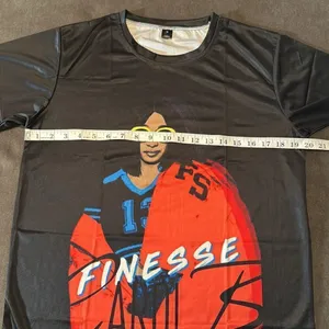 Unisex Women’s Men’s Cardi-B Finesse Black Short Sleeve T-Shirt Size M NEW thumbnail 7