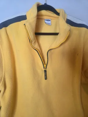 Old Navy Womens L Quarter Zip in Yellow thumbnail 2