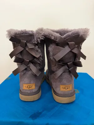 Rare Ugg Bailey Bow II boots in "Nightfall" Size 8 thumbnail 12