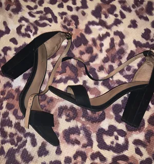 Black Open Toe Heels thumbnail 4