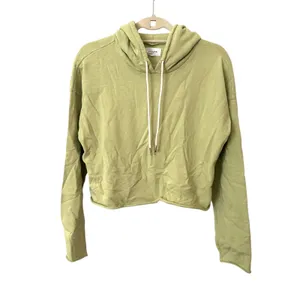 MATE THE LABEL Cropped Organic Cotton Hooded Sweatshirt Small‎ thumbnail 2