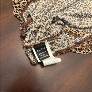 SHEIN Leopard Print Blouse thumbnail 4