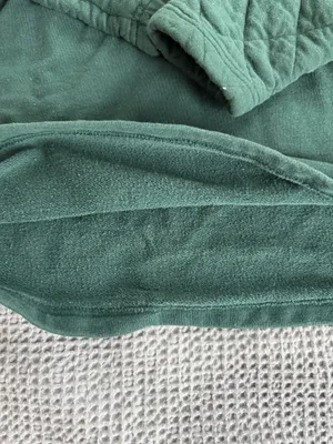 Silverleaf Green Quilted Pullover thumbnail 3