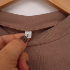 Unbranded Long Sleeve Top Womens S Mauve Brown Cropped Slim Fit Excellent thumbnail 2