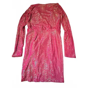 Party Hop Dress in Pink Magenta thumbnail 5