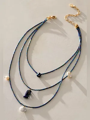 NWT Free People Ariana Ost Celebrate Layer Necklace thumbnail 1