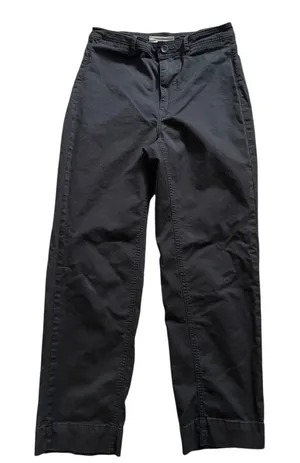 Everlane straight leg pants black size 2 thumbnail 1