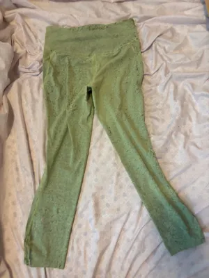 Lululemon Base Pace High-Rise Crop 23" City Grit Green Multi thumbnail 3