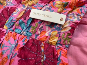 Olivaceous Romper Floral Brightly Colored thumbnail 2