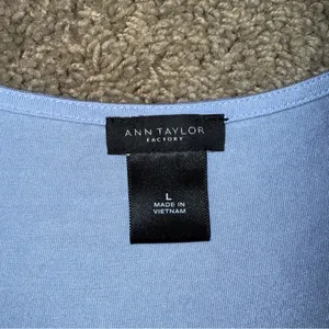 Ann Taylor Factory Light Blue Tank Top thumbnail 9