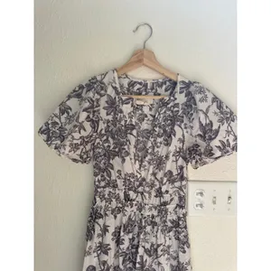ANTHROPOLOGIE Somerset Maxi Dress in Grey Multi Size Small thumbnail 6