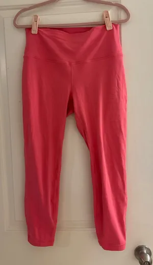 Pink/Coral Lululemon Leggings thumbnail 1