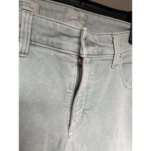 Universal Threads Mid-Rise Skinny Jeans Pale Aqua Sz 12/31S Pastel Preppy Classic thumbnail 5