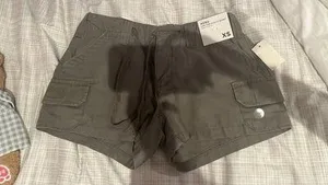 Aeropostale dark green low rise shorts thumbnail 1