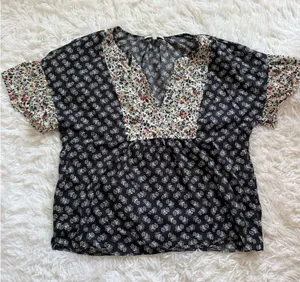 Madewell floral shirt thumbnail 1