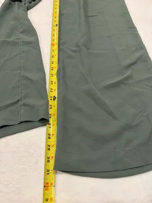 A New Day Sage Green High Rise Pleated Wide Leg Dress Pants - Size 4 thumbnail 9