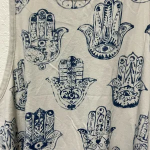 3/$15 LAST CHANCE! CHASER Hamsa Hand of Fatima Graphic Tank Top thumbnail 15