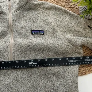 Patagonia Better Sweater Quarter 1/4 Zip‎ Fleece Pullover Grey Large thumbnail 6