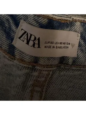 Zara Light Wash Denim Mini Skirt | XS thumbnail 3