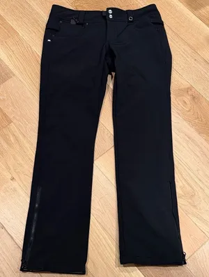686 reserved secret softshell Black Straight Leg ski Pants‎ medium thumbnail 1