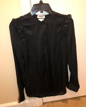 Express Black Blouse thumbnail 2