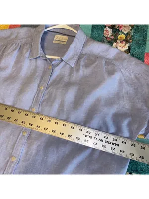 J.Crew $118 Relaxed 100% Linen Womans LT Baird McNutt Irish Linen Short Sleeve thumbnail 7