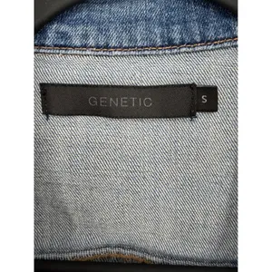 Genetic Denim Jacket‎ Slim Fit Trucker Size Small Blue Cotton Indie Streetwear thumbnail 3