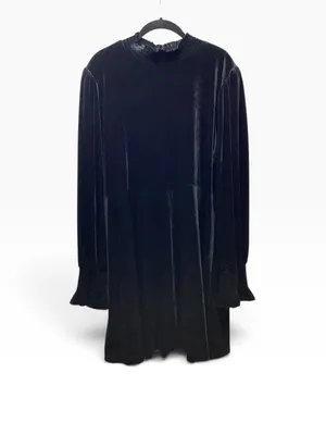 Easel Black Velvet long sleeve dress size 1X thumbnail 10