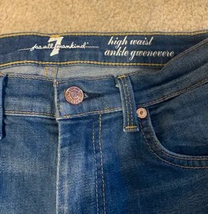 7 For All Mankind 7 For All Making High Waist Ankle Gwenevere thumbnail 2
