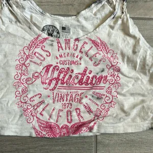 Affliction vintage motors oversized tank thumbnail 2
