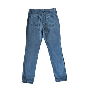 J. McLaughlin medium wash stretchy button zip five pocket skinny jeans size 4 thumbnail 2