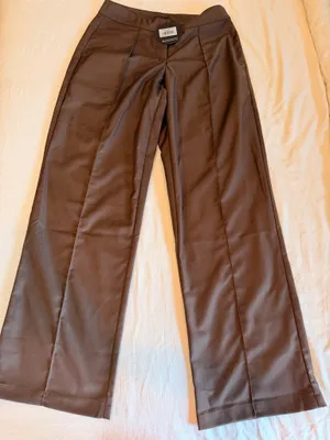 NWT White Fox Keep It Cool Pants Chocolate Brown Wide Leg M thumbnail 1