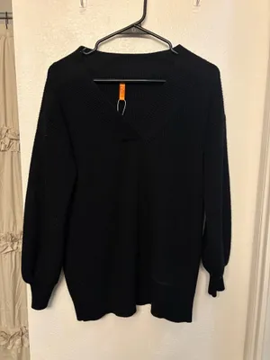 off shoulder sweater Black Size L thumbnail 1