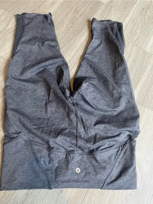 lululemon athletica Heathered Charcoal Gray Leggings thumbnail 3