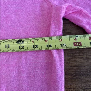 J. Crew Women's Hot Pink Merino Wool Crewneck Thin Knit Long Sleeve Size XS thumbnail 8