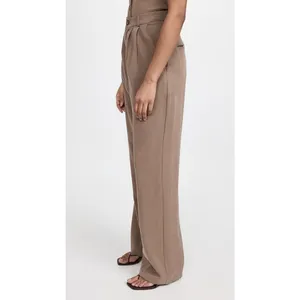 Reformation Mason High Waist Pleated Wide Leg Trouser 2P Office Career Business thumbnail 10