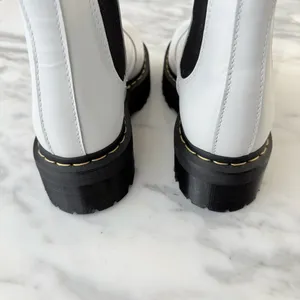 Dr Martens 2976 Quad Smooth Leather Platform Chelsea Boots • Sz W9/M8 thumbnail 9